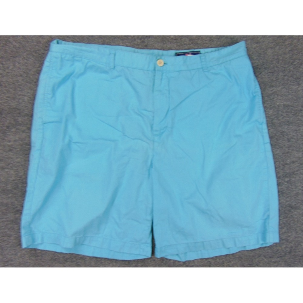 Vineyard Vines Shorts Mens 41 Club Short Blue Solid 100% Cotton Preppy‎ Coastal